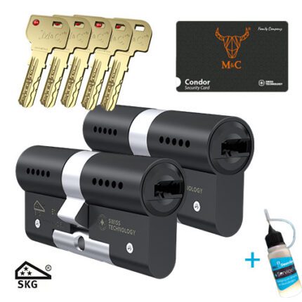 M&C Condor zwart set 2