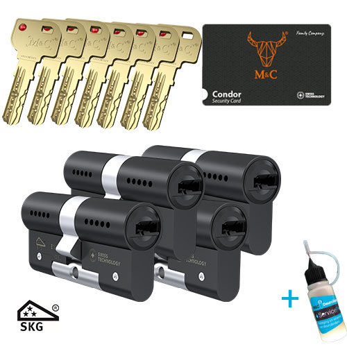 mc-condor-zwart-4 M&C Condor zwart set 4