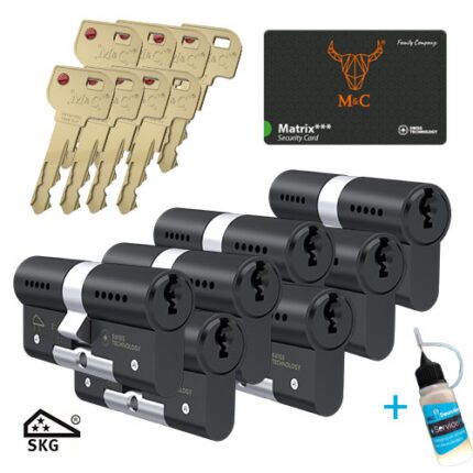 M&C Matrix zwart set 7