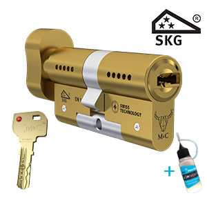 M&C Condor knop messing