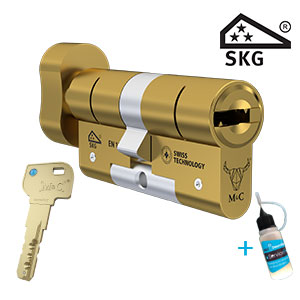 M&C Move Messing knop