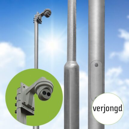 verjongde_cameramast 6 of 7 meter