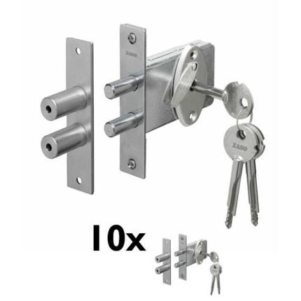 10x gelijksluitende pensloten