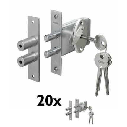 20x gelijksluitende pensloten