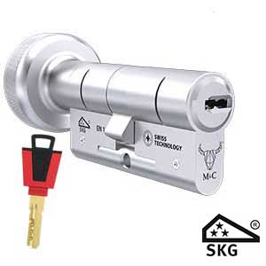 M&C ronde knop cilinder COlor plus