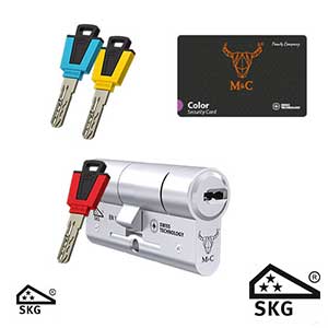 Veiligheidsslot M&CColor set